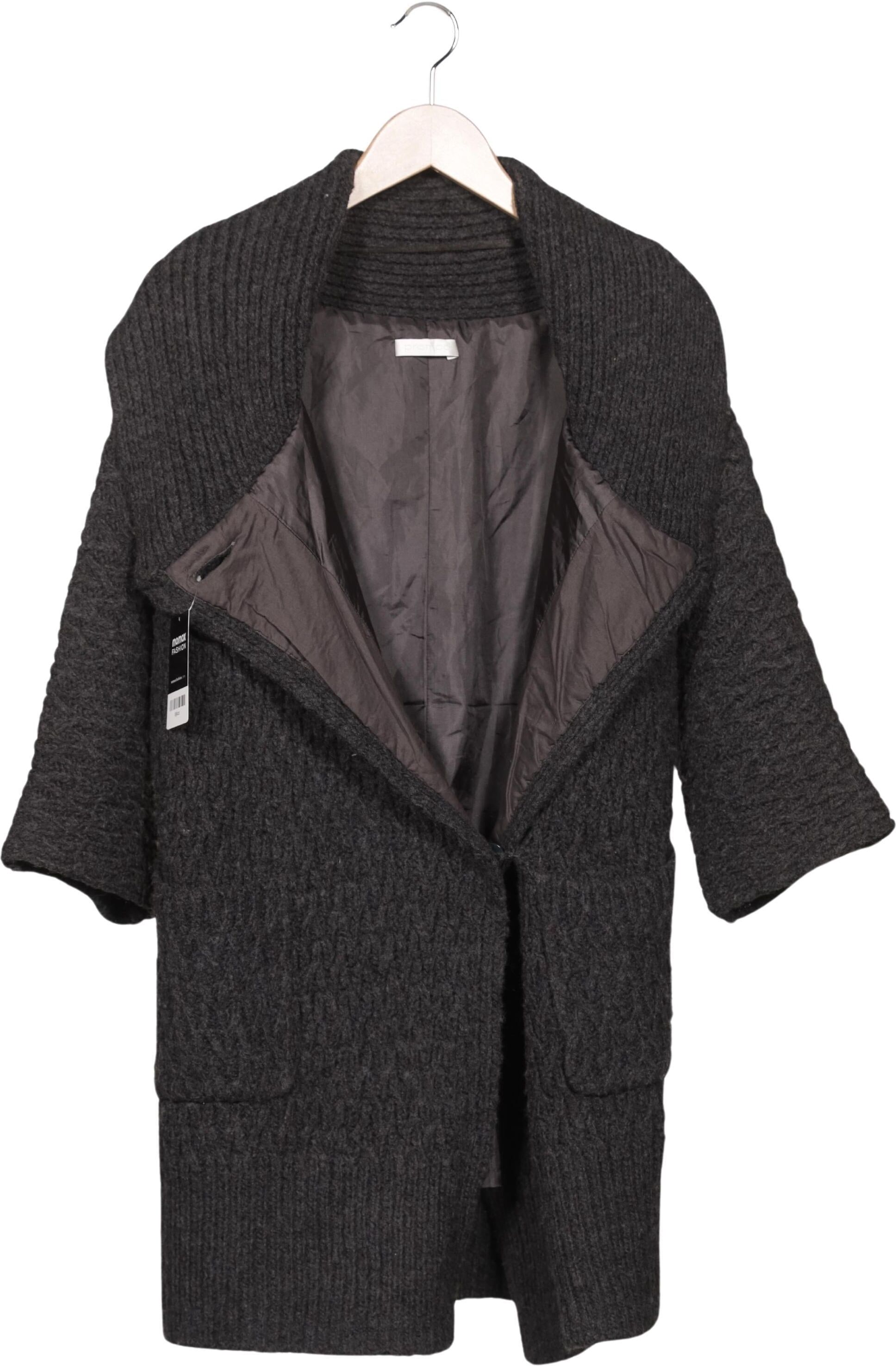 Promod Damen Mantel, Grau, Gr. XS, Synthetik - Second Hand