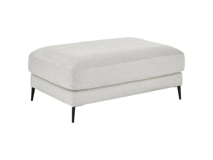 Dieter Knoll Hocker, Weiß, Metall, rechteckig, 120x43x90 cm, Stoffauswahl, Wohnzimmer, Hocker, Sitzhocker