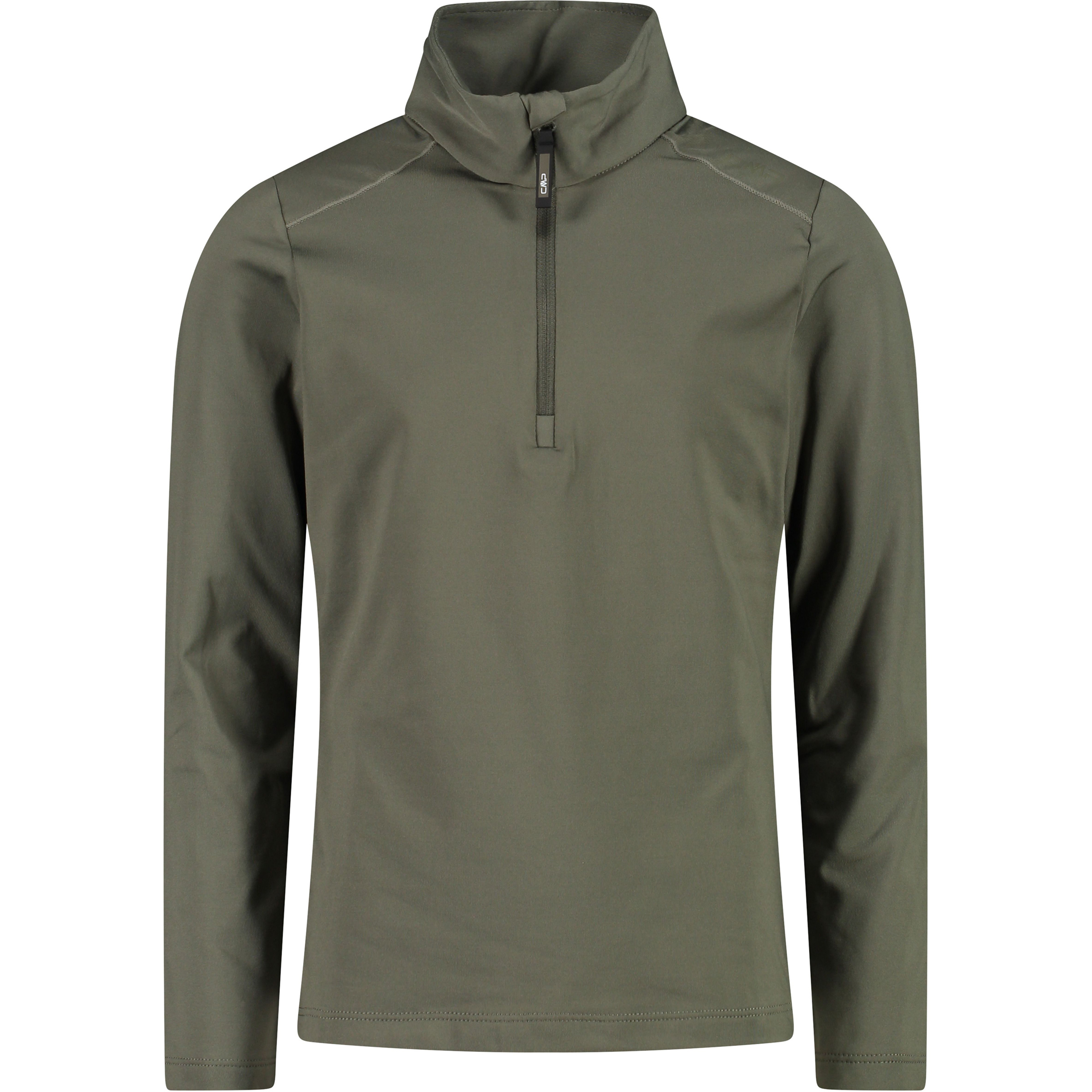 CMP Stretch Kinder Pullover oliv Größe 110 Trekking Elastisch
