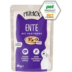 Primox Katzennassfutter Ente 85g Pouch 12x85 g