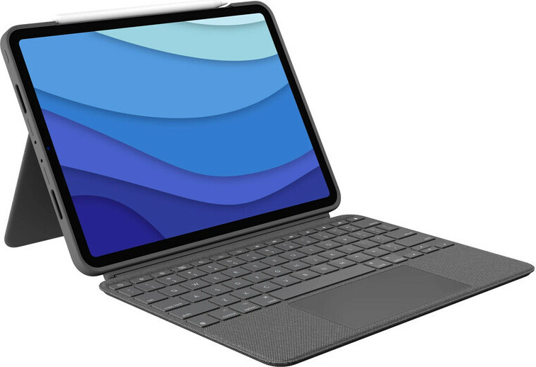 Logitech Combo Touch for iPad Pro 12.9-inch (5th generation), QWERTZ, Schweiz, Trackpad, 1,9 cm, 1 mm, Apple