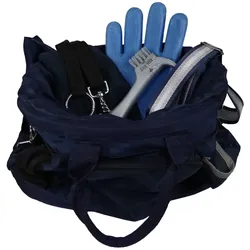 EQuest Grooming Bag befüllt - Putztasche mit Inhalt für die Pferdepflege, navy