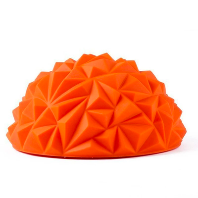 Diamond Pattern Foot Massage Ball Perfect Wellness Gift For Athletes & Relaxation Orange