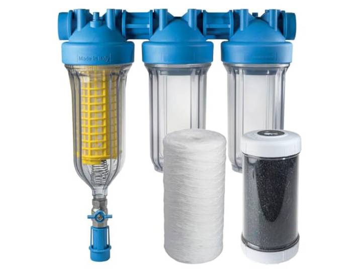 purway® HYDRA BIG TRIO Rainmaster 1 LA Regenwasser Brunnenwasserfilter Zuverlässige Trinkwasser Aufbereitung mit Trinkwasserfilter und Wasserfilter für das ganze Haus