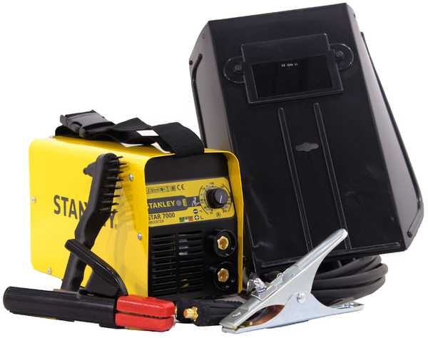 Inverter-Schweißgerät MMA Stanley STAR 7000 - 200A max - 230V - Verwendung 40%@200A  Kit