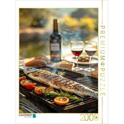CALVENDO Puzzle Gegrillte Forelle | 2000 Teile Lege-Größe 90x67cm Foto-Puzzle für glückliche Stunden, Sonstige von , Calvendo Puzzle