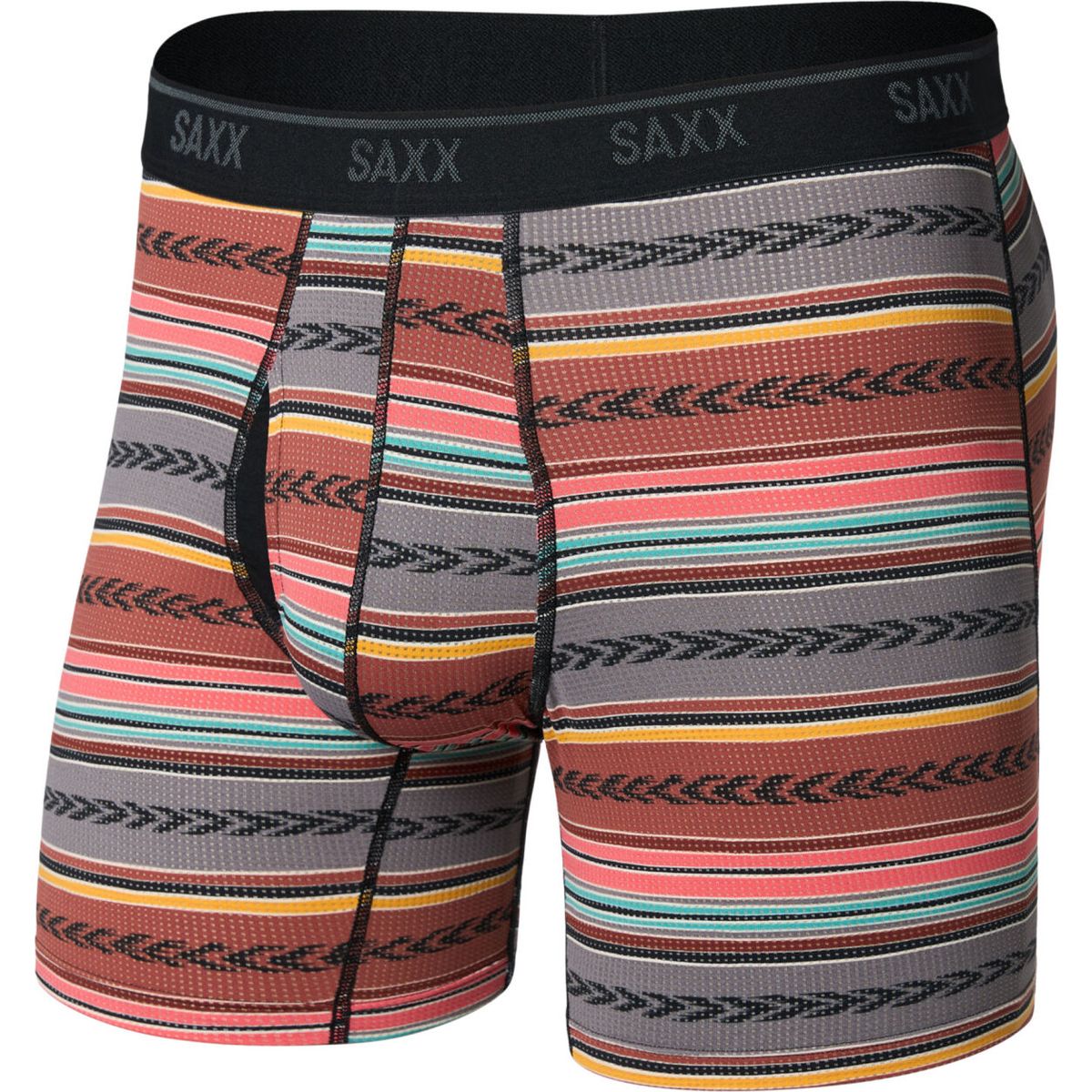 Saxx Quest Quick-dry Mesh Boxer Brief FLY globetrekker stripe-multi (GSM) M SXBB65F-GSM-M