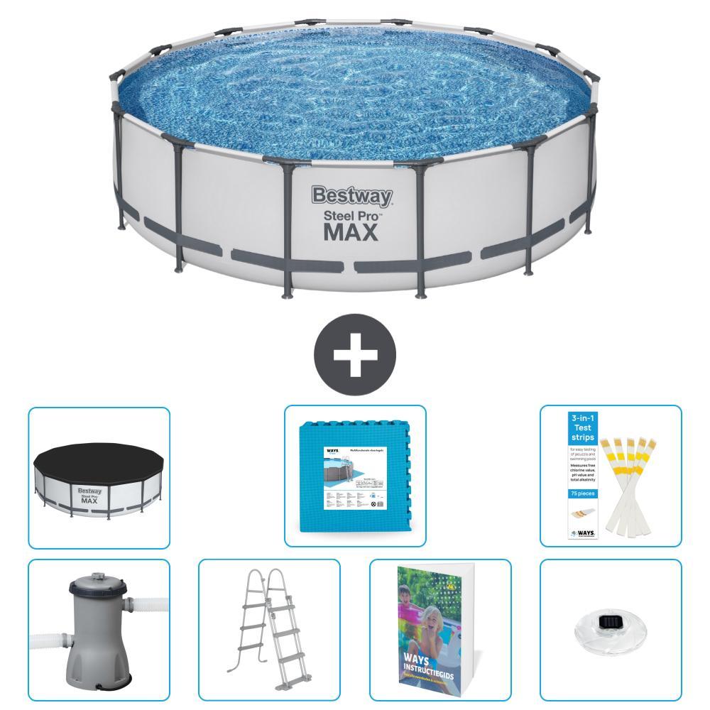 Bestway Steel Pro MAX Rund - 427x122 cm - 6-teilig S674