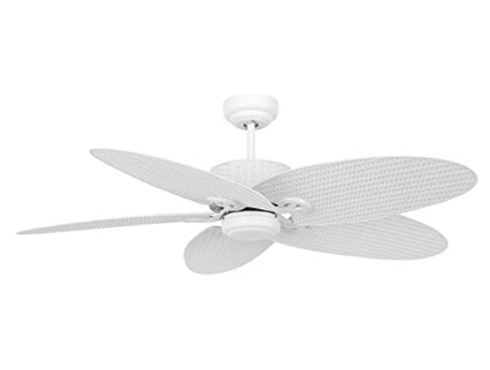 LUCCI AIR Deckenventilator Fijian II Weiß mit Wandschalter