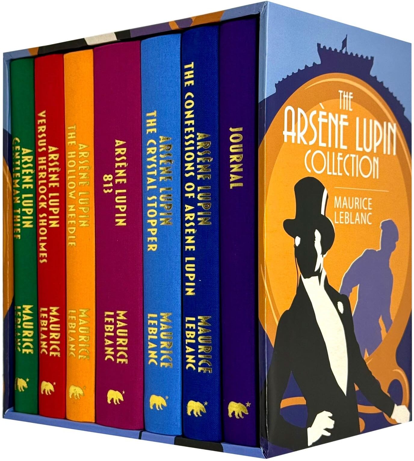 Arcturus Publishing ltd The Arsene Lupin Collection 7 Books Set By Maurice Leblanc (Gentleman Thief, Verses Herlock Sholmes, The Hollow Needle, 813, The Crystal Stopper, The
