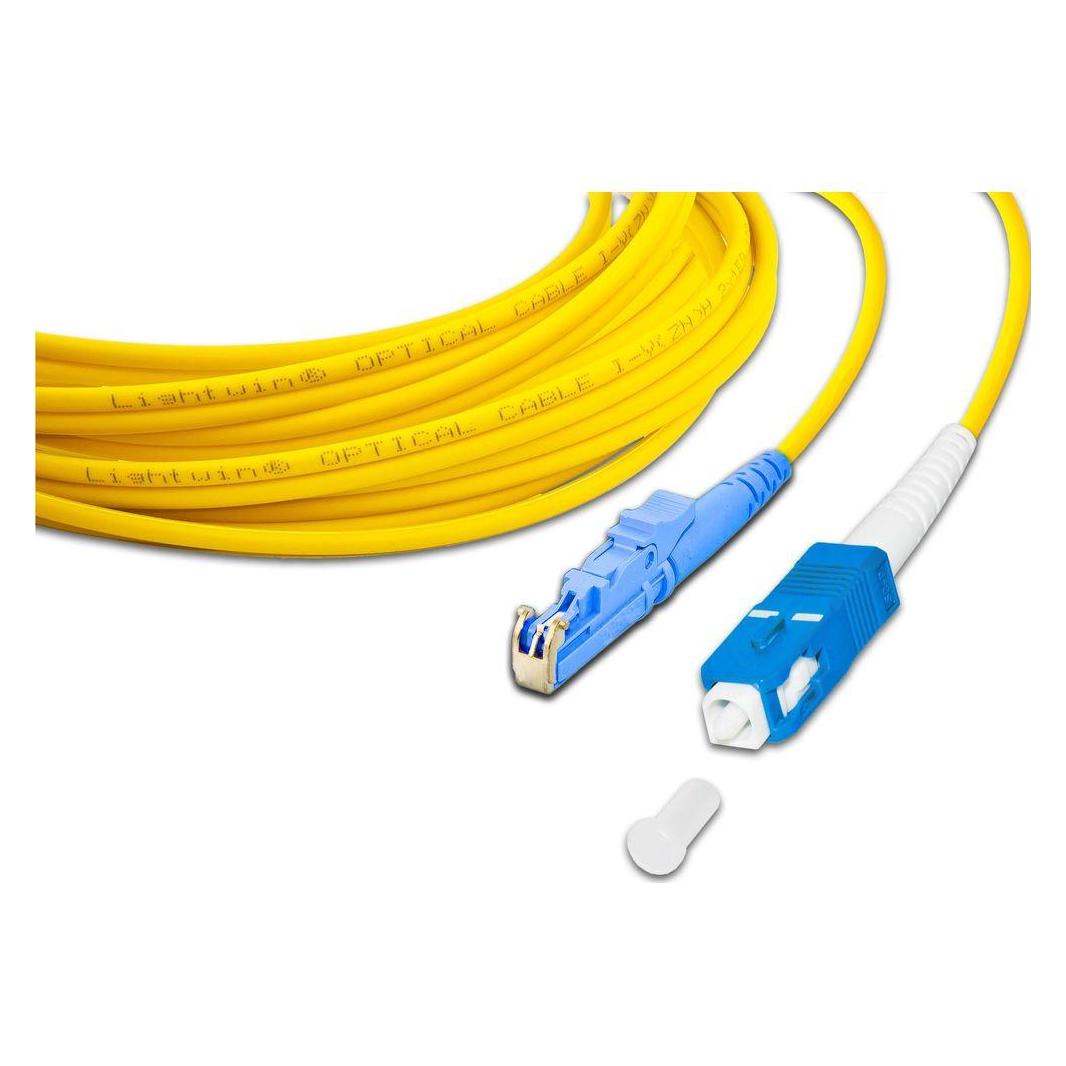 Lightwin LWL-Patchkabel LSH-SC, Singlemode, Simplex, 2m (2 m) (LSP-09 LSH-SC 2.0)