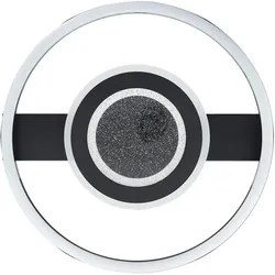 Brelight, Deckenleuchte, Queens LED Deckenleuchte 37cm innen rund schwarz (2400 lm)