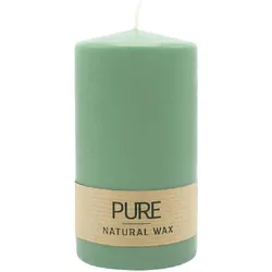 PURE Natural Wax Kerze - Smaragd 130x70