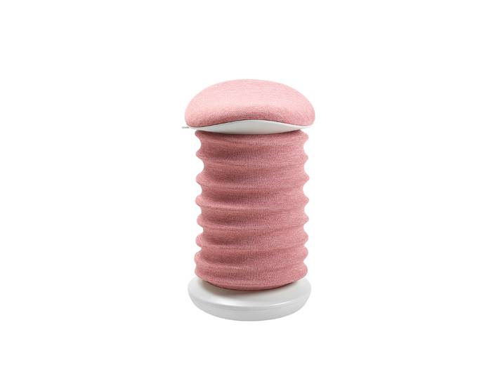 Bürohocker Topstar Sitness 4D Rosa/Weiss, Standfuss, Dynamisches Sitzen - optimal für gesundes Sitzen