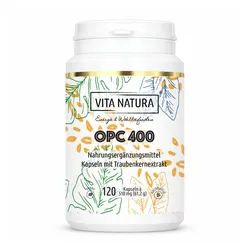 OPC Traubenkernextrakt 400 mg Vegi- Kaps 120 St