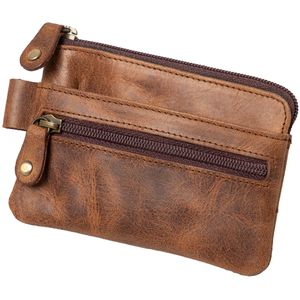 Alassio Schlüsseltasche 42242, braun, mit 2 Fächern, aus Echt Leder