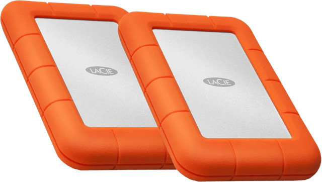 LaCie Rugged USB-C Duo Pack 4TB Externe Harde Schijf