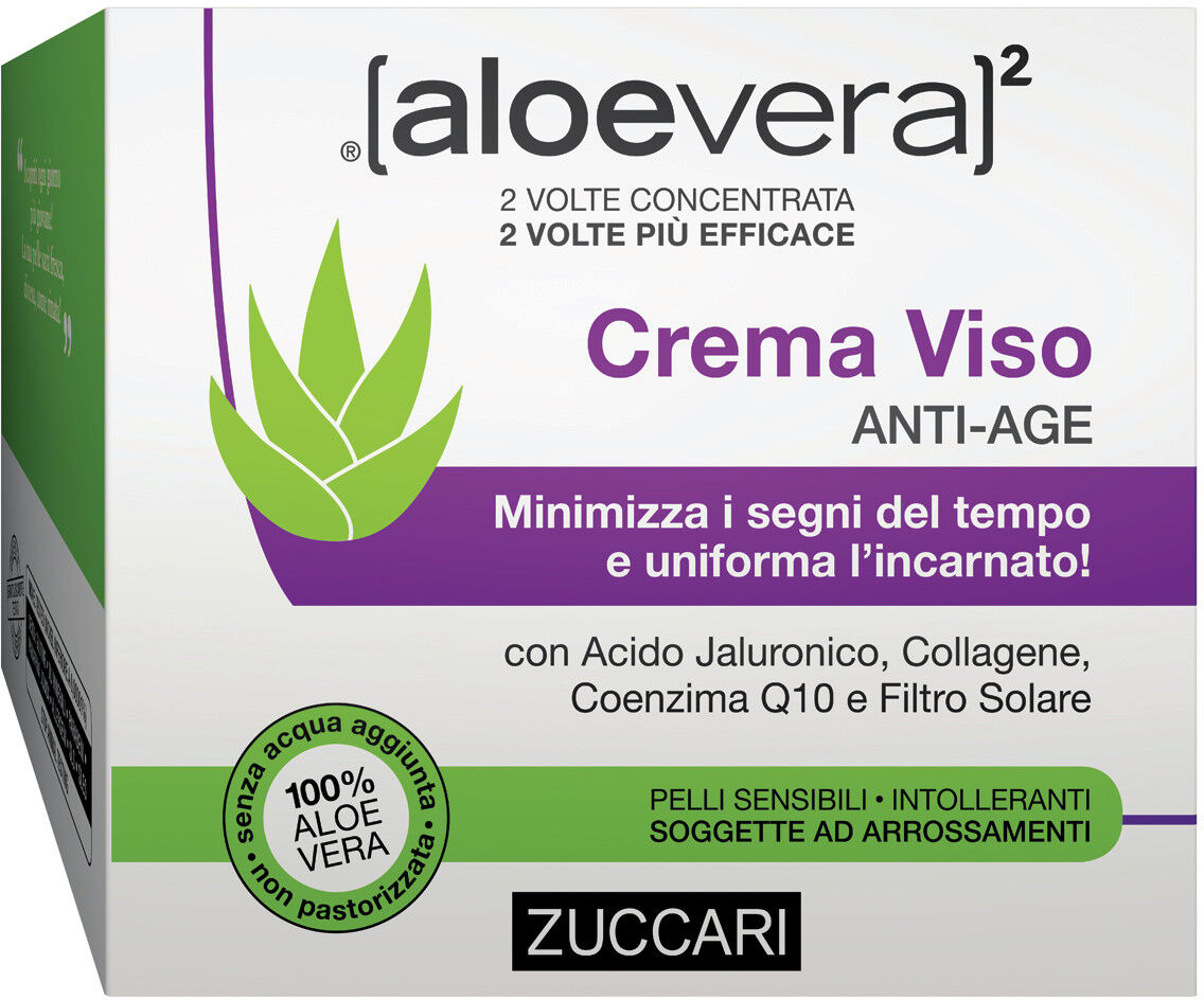 Zuccari Aloevera2 Crema Viso Anti - Age