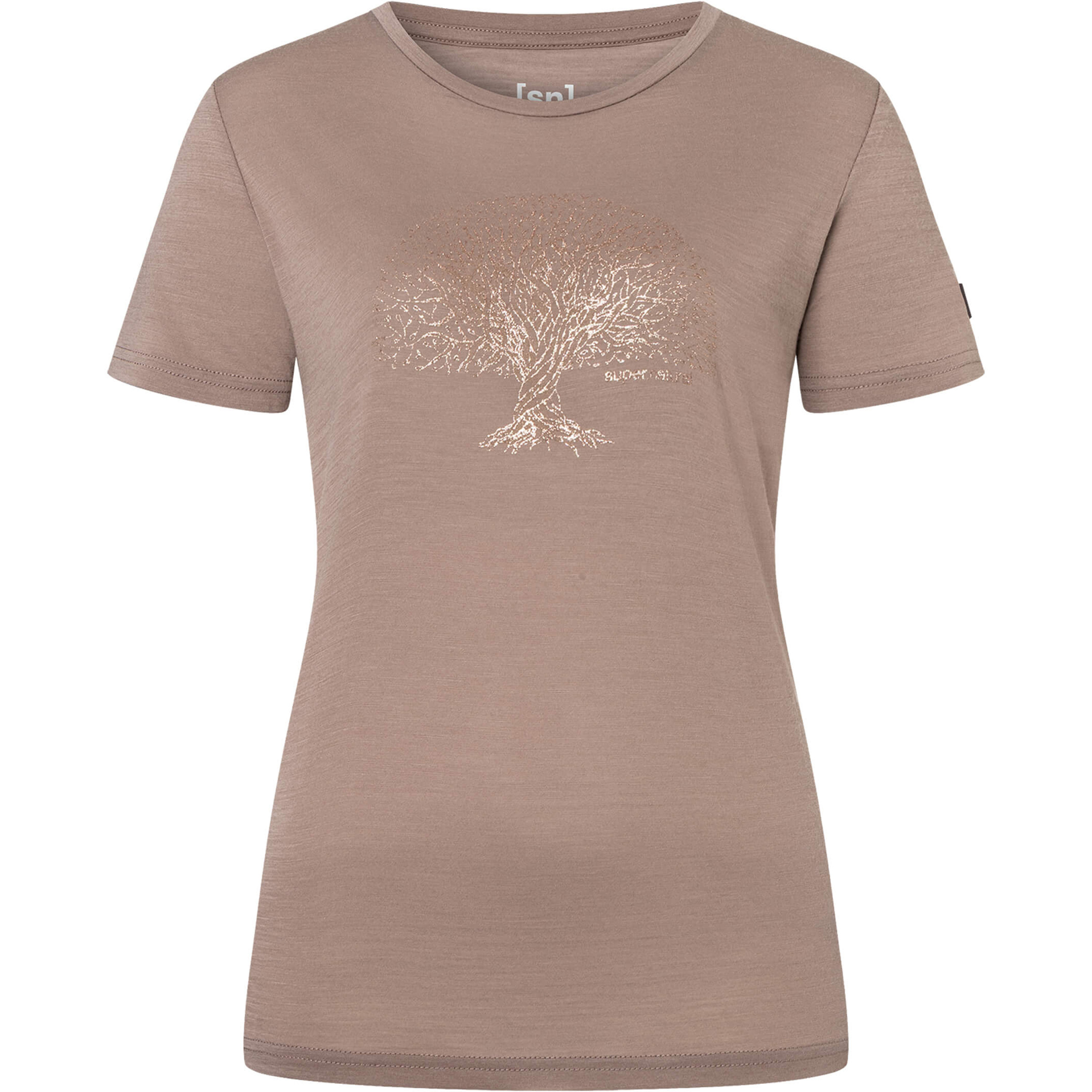 Super.Natural Tree Of Knowledge Damen T-Shirts braun Größe S Yoga | Lifestyle Hautfreundlich Merinowolle