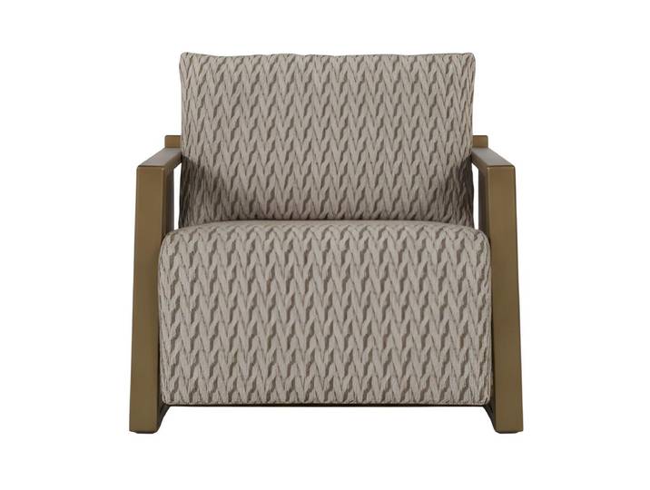 JVmoebel Sessel Brauner Sessel Minimalistischer Stil Chevron-Muster Modernes Design (1-St)