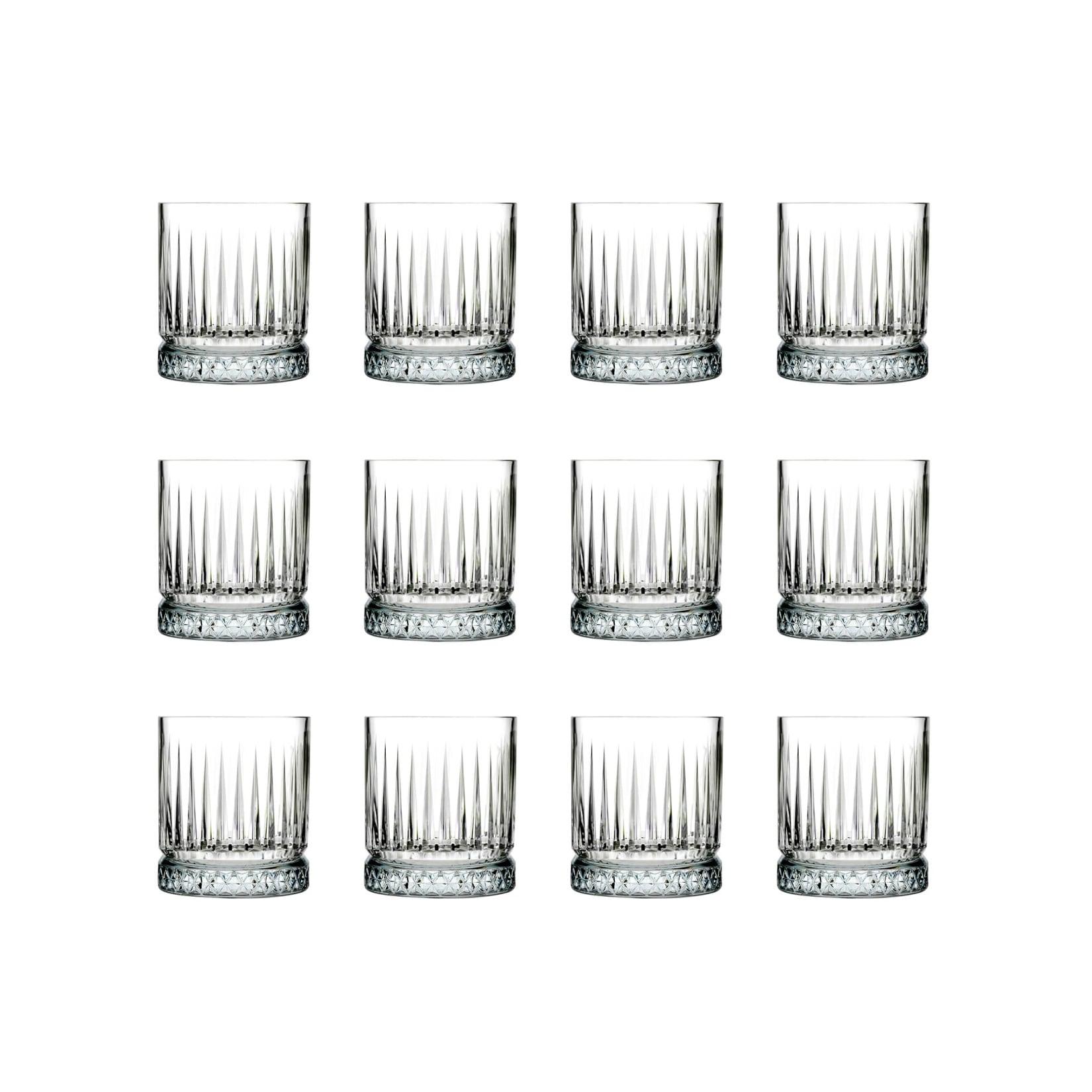 Whiskygläser, Whiskybecher - Elysia, 12er-Set, Stilvolle Gläser für Whisky & mehr, 355 ml
