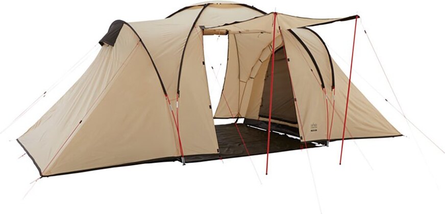 GRAND CANYON ATLANTA 4/ Familienzelt für 4 Personen/ zwei seperate Schlafkabinen/ großer Mittelraum mit Stehhöhe/ 2 Eingänge/ Ideal für Familien und Gruppen/ für Camping/ Festival