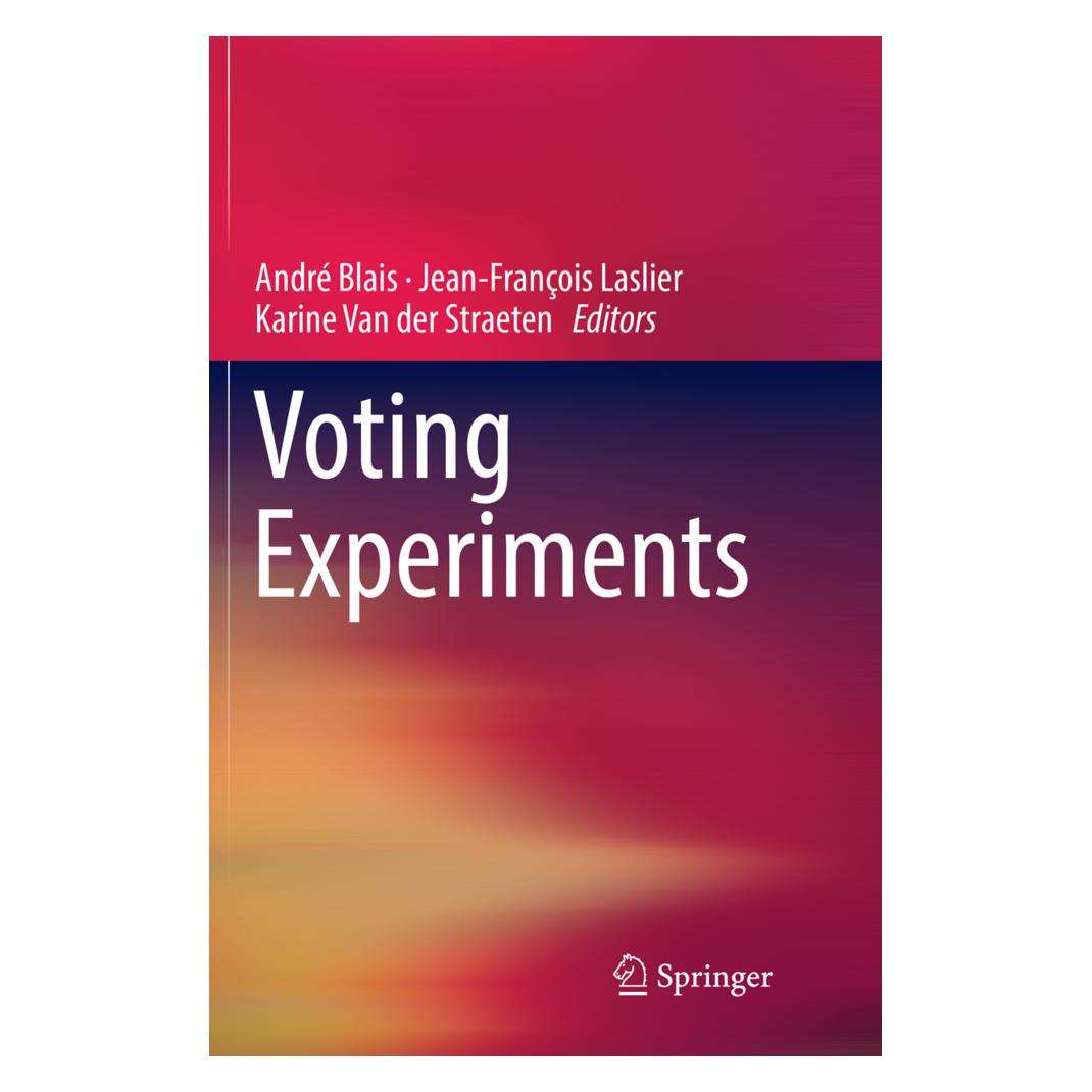 Springer Voting Experiments (Englisch, Softcover, André Blais, Jean-François Laslier, Karine Van der Straeten) (56004137)