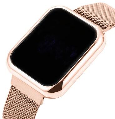 Youfap Market Luxury Couple Watch, New Digital Lover Watches, Digital LED Electronic Wristwatches For Men And Women gold