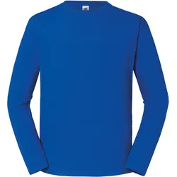 ICONIC 195 RINGSPUN PREMIUM LONG SLEEVE T | Langarm T-Shirt Herren & Damen – 100% Baumwolle, Hochwertig & Bequem, Ideal für Alltag & Druck, royal, M