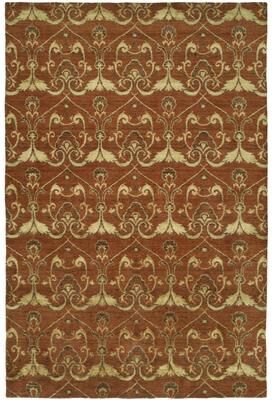 KALATY Gramercy Terracotta Wool Handmade Area Rug
