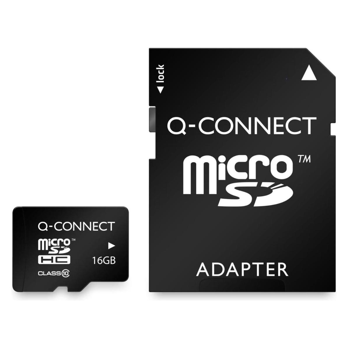 Q-Connect Speicherkarte Micro SDHC (16 GB, microSDHC) (KF16012)