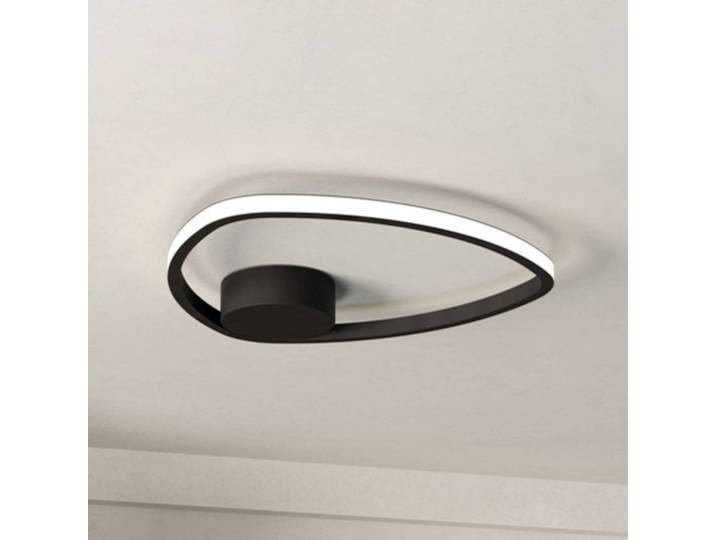 EGLO Deckenlampe MOSCHELLA, schwarz, für Wohn- / Esszimmer, Metall, Deckenlampe