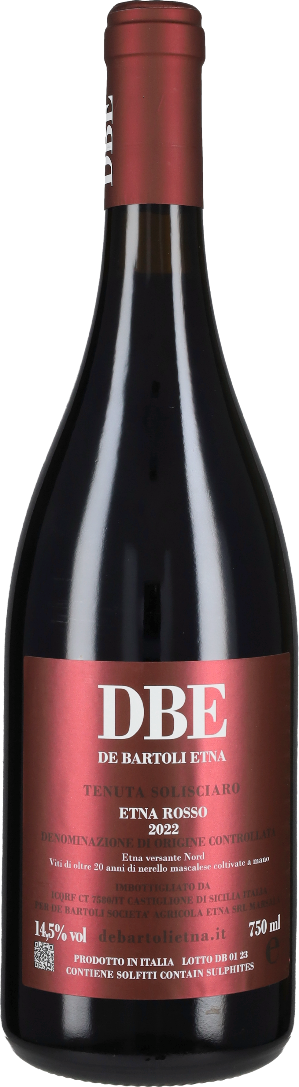 De Bartoli Etna Rosso DBE Tenuta Solisciaro 2022