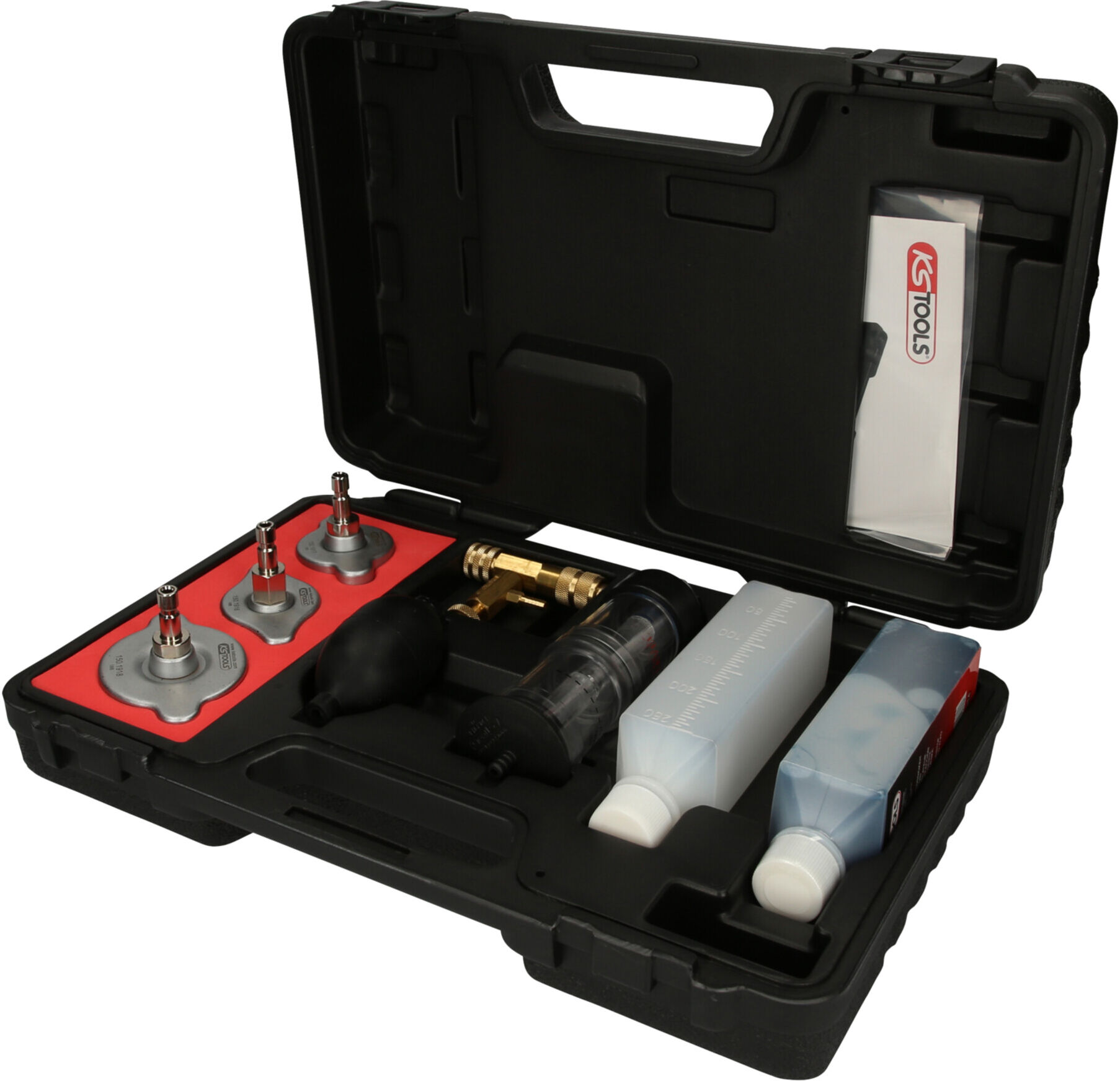 KS Tools CO2-Zylinderkopf-Lecktest-Satz, 8-tlg. (150.1910)