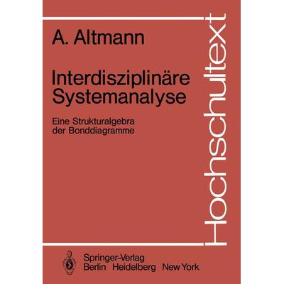 Interdisziplinäre Systemanalyse, Taschenbuch von Andre Altmann, Springer Berlin, 978-3-540-11146-7