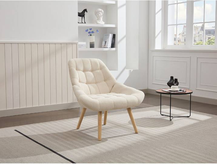 Sessel - Stoff - Beige - LUOSTO