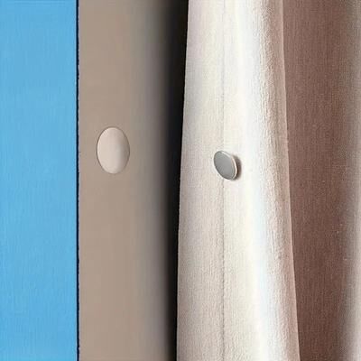 Inspired Living Modern Magnetic Curtain Tieback Hooks No Drill Metal Magnetic Holders For Stylish Windows 1 Pair 25mm