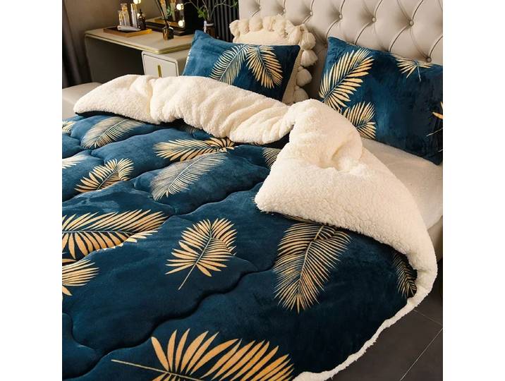 Couverture super épaisse et chaude à carreaux pour l'hiver et l'automne, en molleton de lait, couverture de couchage chaude et épaisse, couette douce et moelleuse
