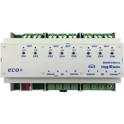 Lingg&Janke Binär-Ein/-Ausgang eco+ 8-fach 230VAC/DC 16A BEA8F230H-E