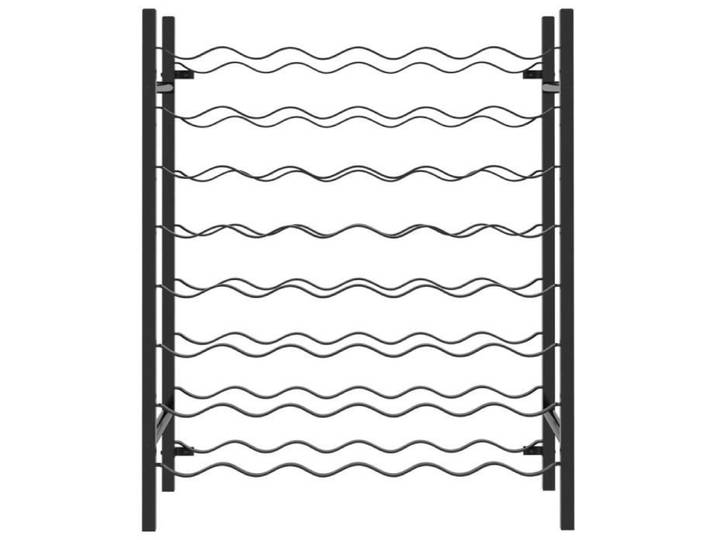 BEST MEUBLE MODE Casier à bouteilles pour 48 bouteilles Noir Métal(2895632)