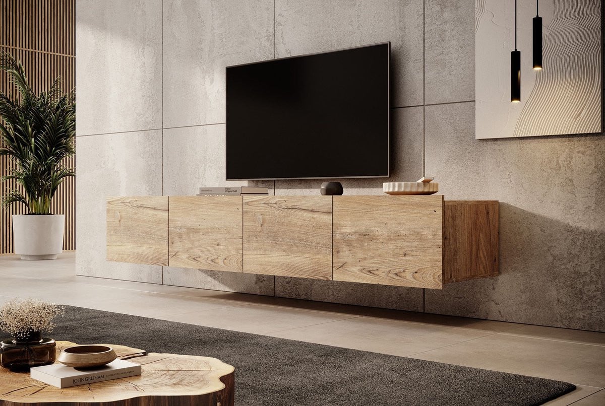 Meubella TV-meubel Calabas Kastanje 200 cm