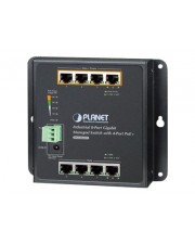 Planet Switch managed 4 x 10/100/1000 PoE+ + 4 x an DIN-Schiene montierbar wandmontierbar 144 W Gleichstrom (WGS-804HPT)
