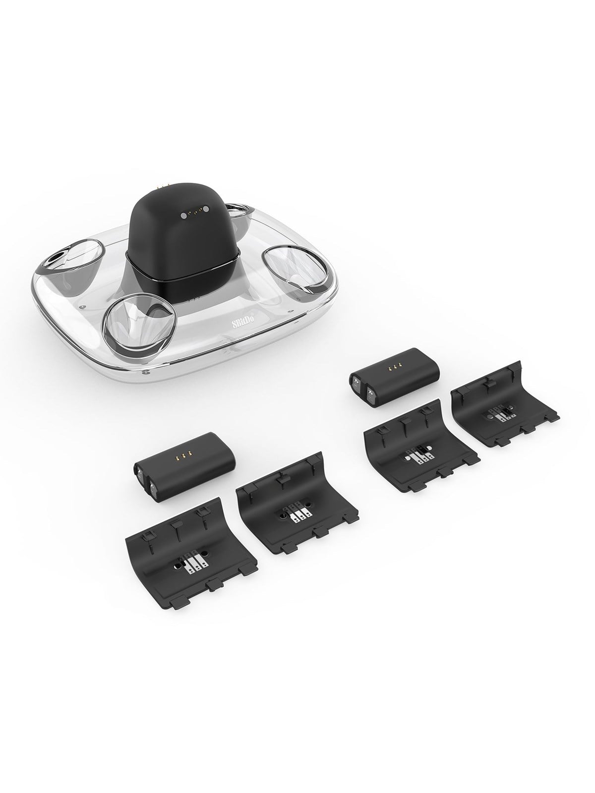 8BitDo Dual Charging Dock + 2 batteries for Xbox One + Series X/S - Black - Microsoft Xbox One
