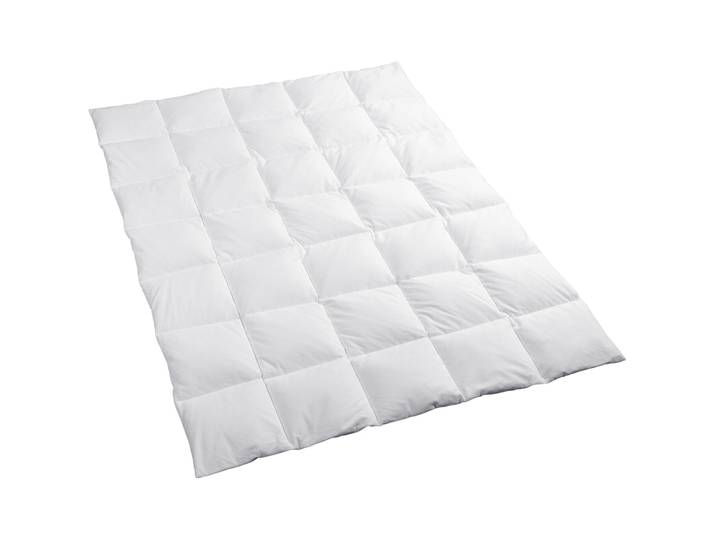Billerbeck Duvet Climacontrol Medium weiss Baumwolle/Daunen 160 x 240 cm Gänsedaunen - Material: Fassung: 100% Baumwolle, Batist, 100% Lyocell,