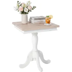 CLP Beistelltisch Lorne 50   Farbe: natur/weiß, Größe: 50 cm