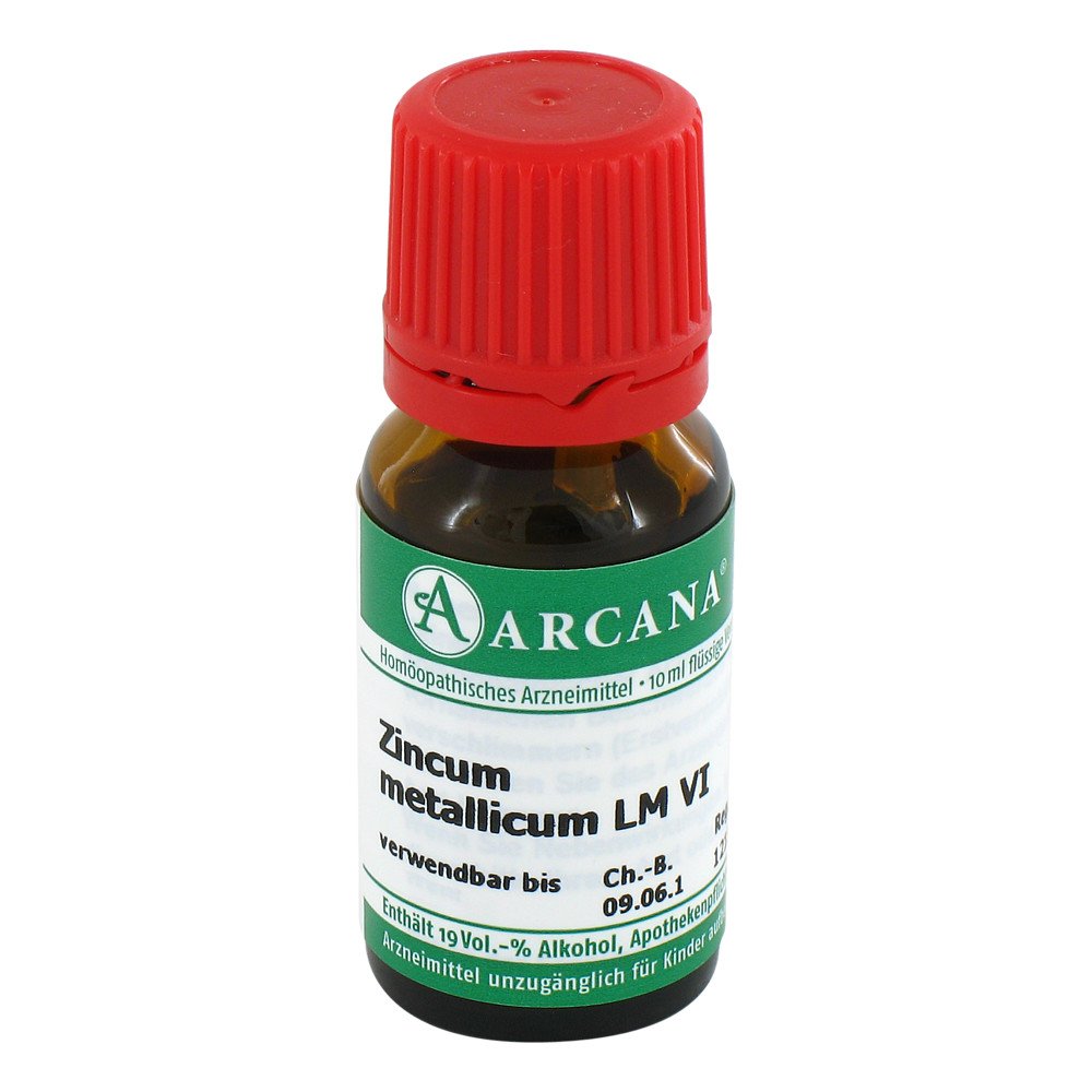 ARCANA Dr. Sewerin GmbH & Co.KG Zincum Metallicum Lm 6 Dilution 02604280