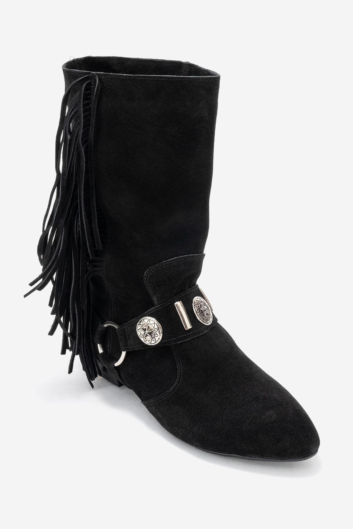 Selora Leder Schnalle Western Boot