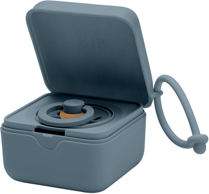 BIBS Dummy Case dummy box Petrol 1 pc