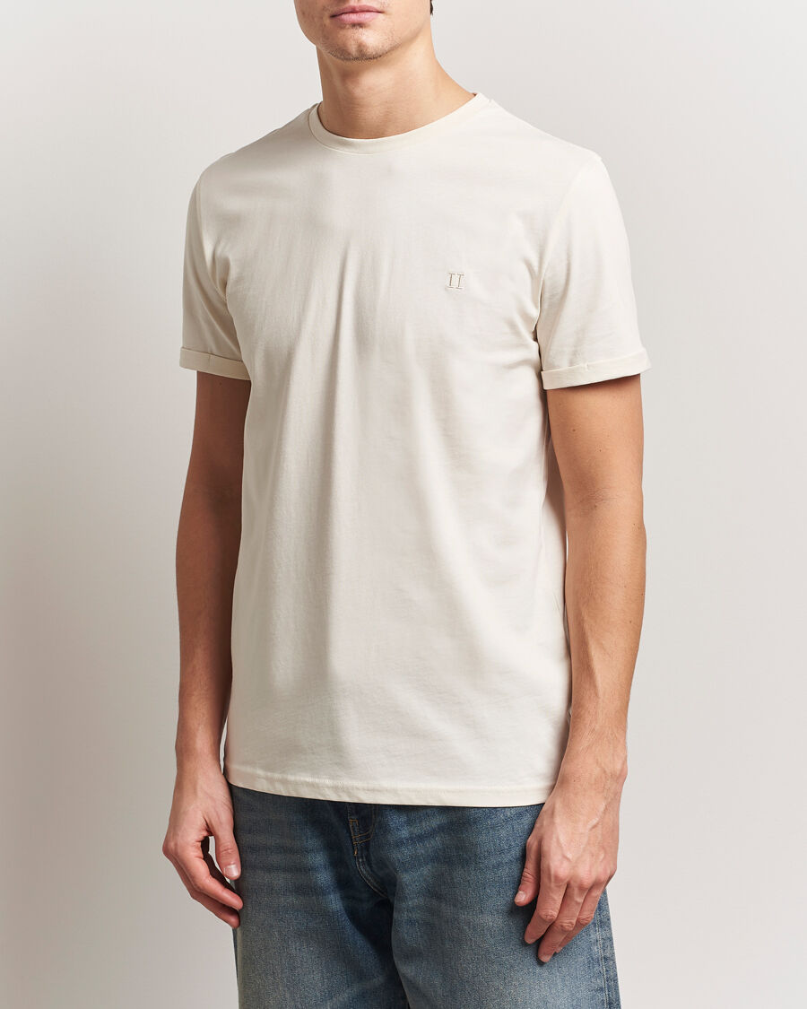 Les Deux Nørregaard Tonal T-Shirt Ivory men M Hvid