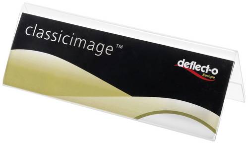 Deflecto 778901 Tisch-Namensschild Classic Image (L x B x H) 30 x 150 x 55mm